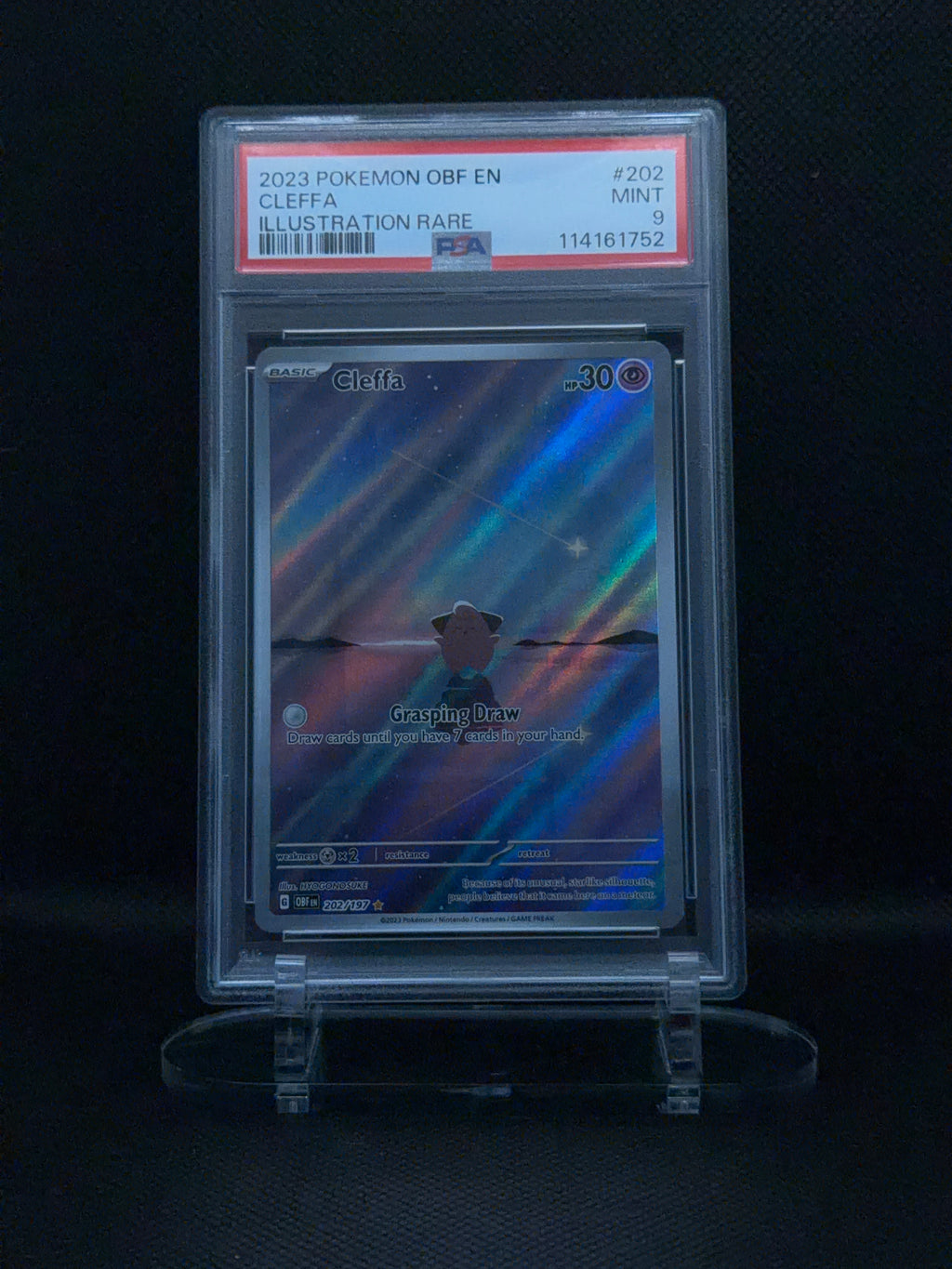 PSA 9 -Clefa Illustration Rare 202/197
