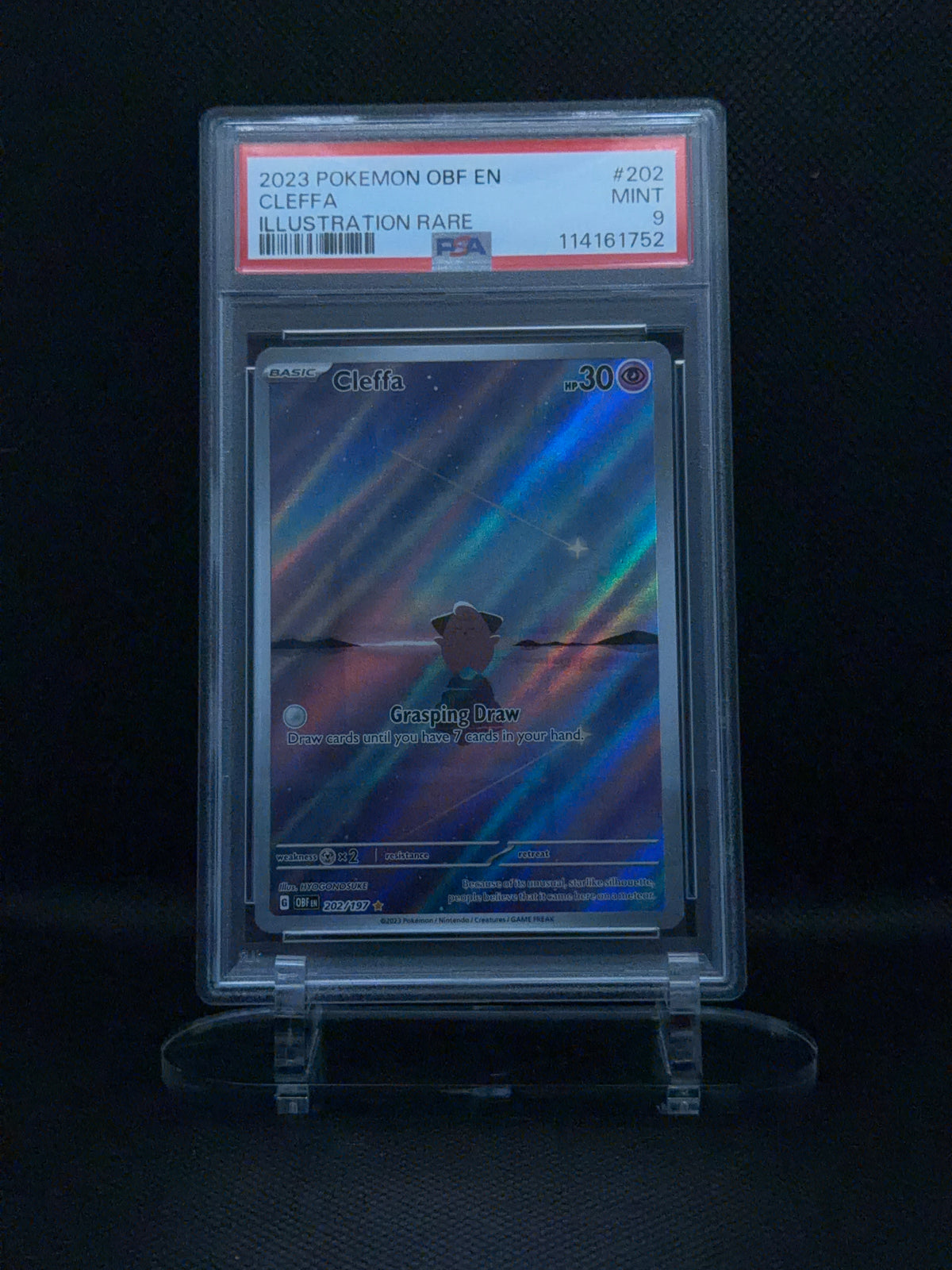 PSA 9 -Clefa Illustration Rare 202/197