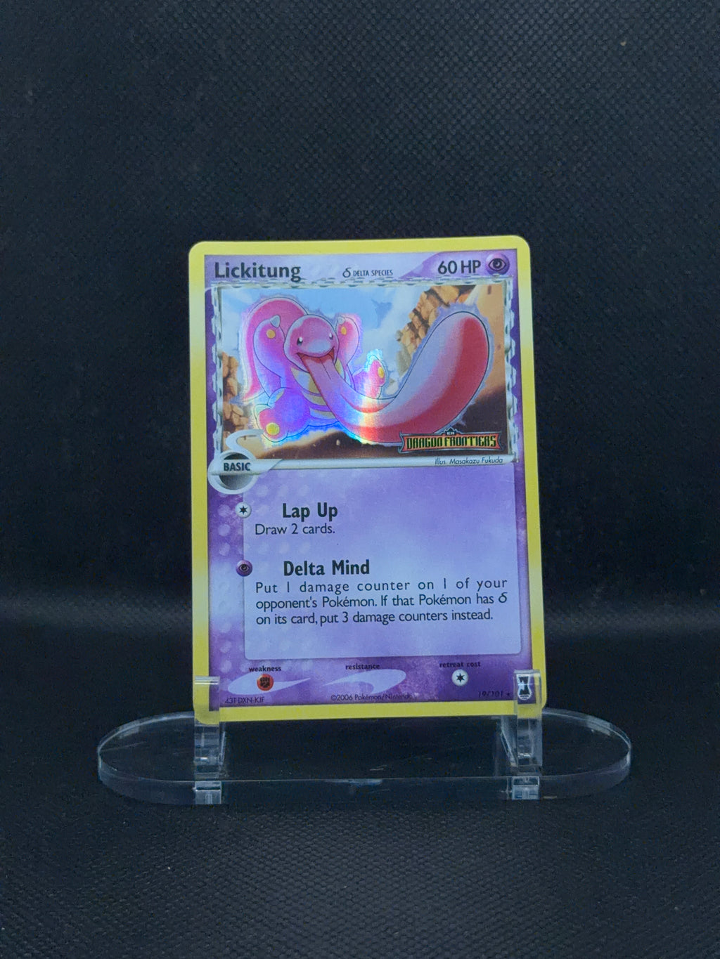 Lickitung - EX Dragon Frontiers - 19/101 (Stamped)