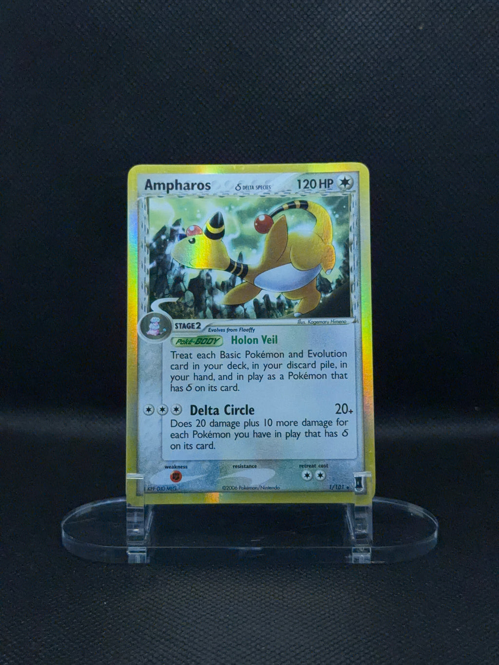 Ampharos - EX Dragon Frontiers - 1/101