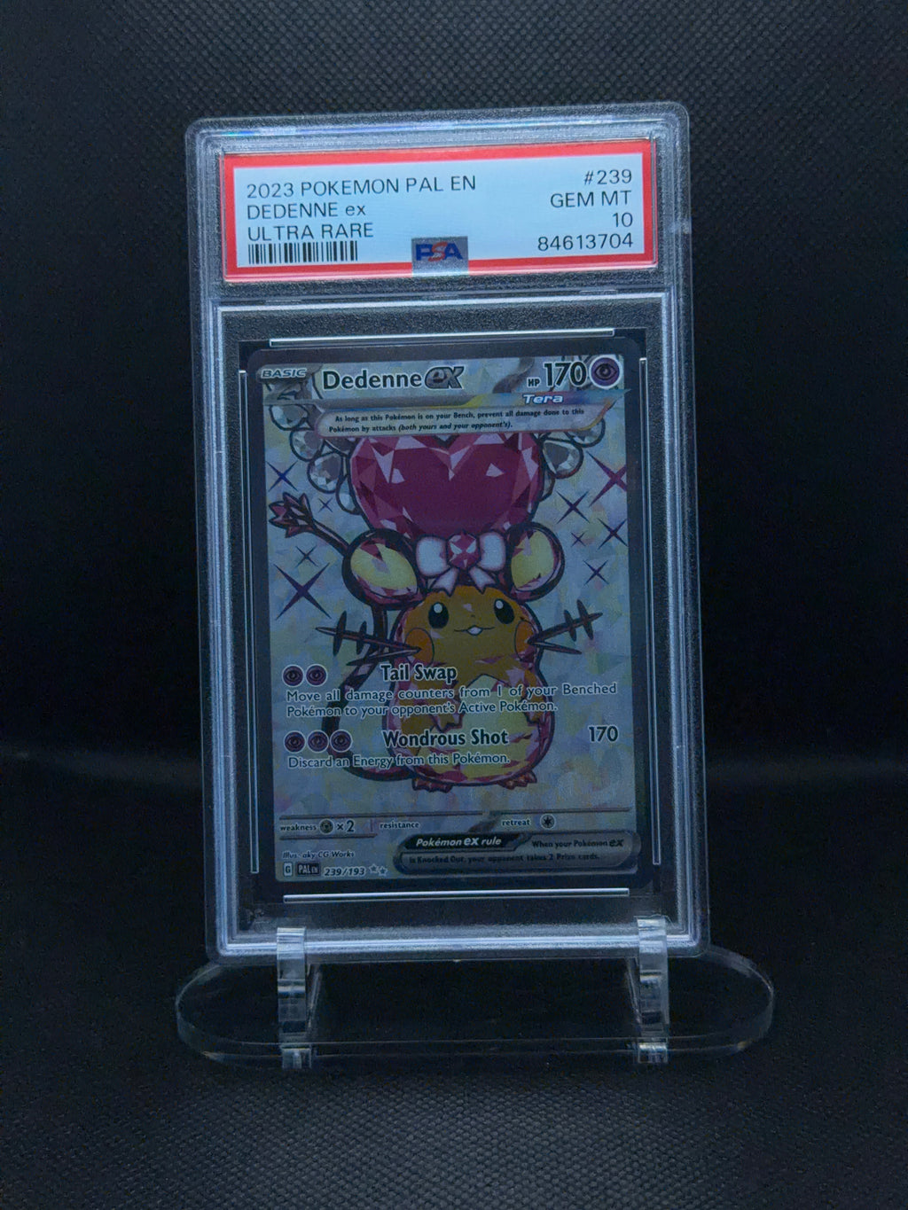 PSA - 10 - Dedenne ex - Paldea Evolved - 239/193