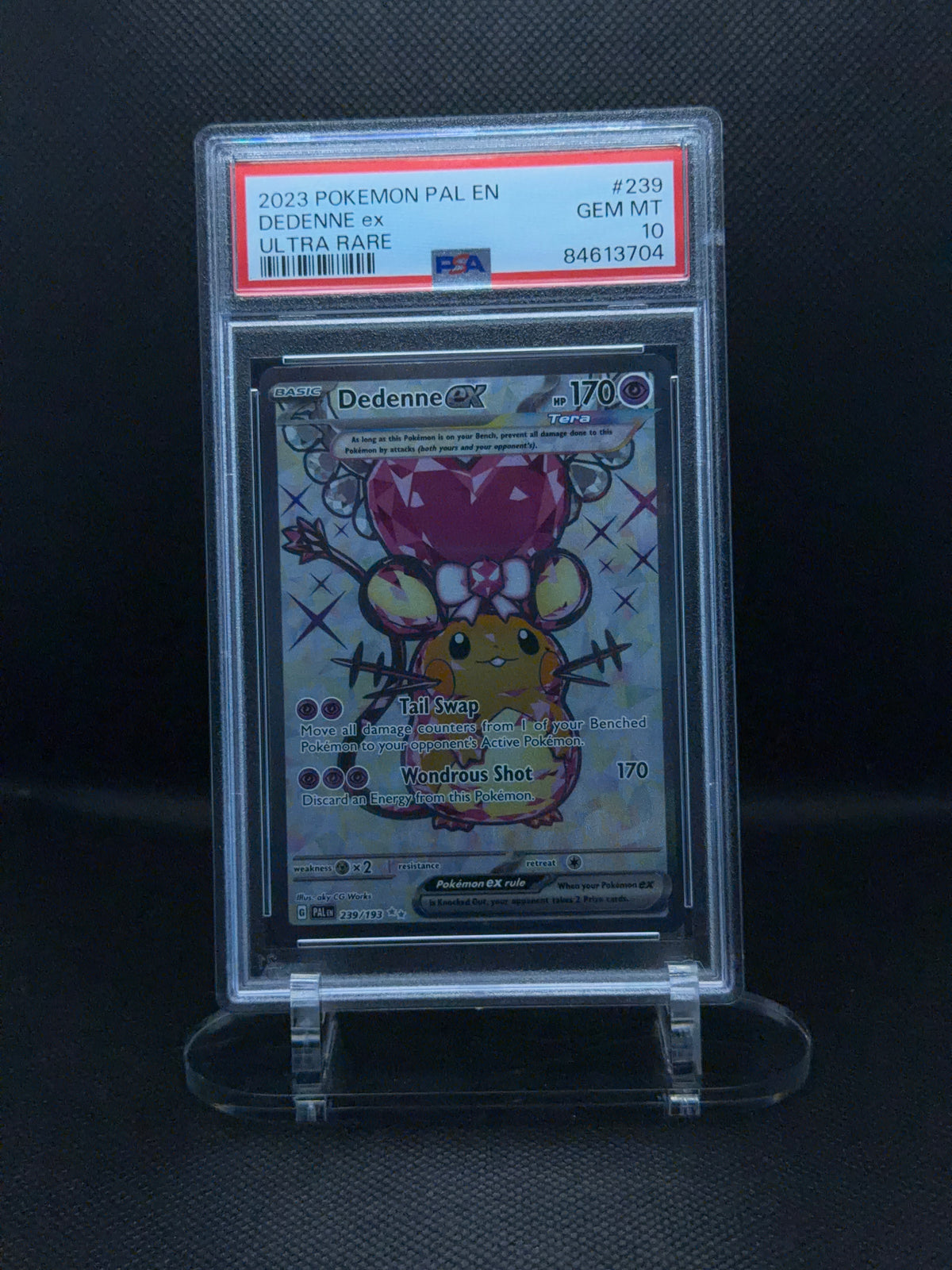 PSA - 10 - Dedenne ex - Paldea Evolved - 239/193
